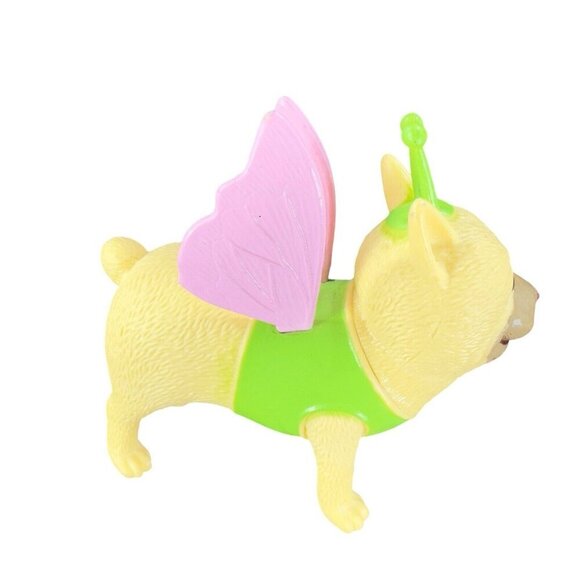 Ankyo Development Party Puppy Dog In Butterfly Costume Figurine Decor Plastic - Picture 2 of 14